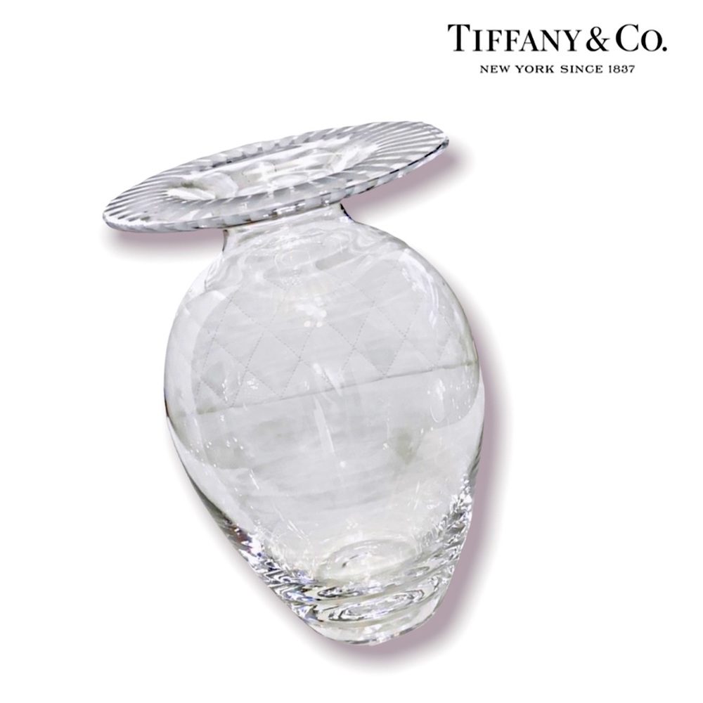 Tiffany & Co. Crystal Bouquet Vase (Rare Design)